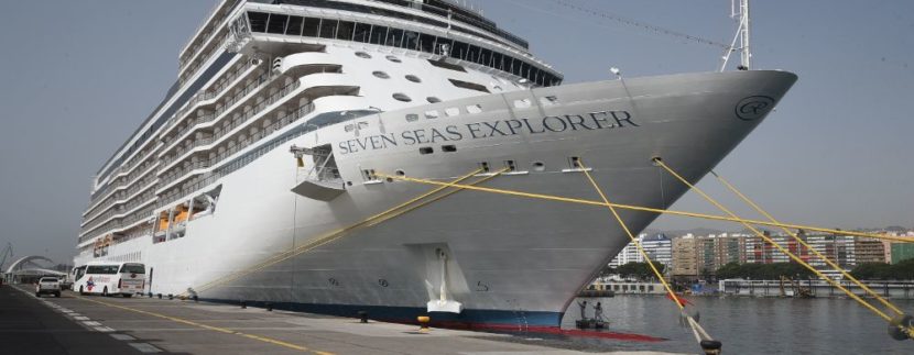 World's most luxurious ship Seven Seas Explorer arrives in Tenerife