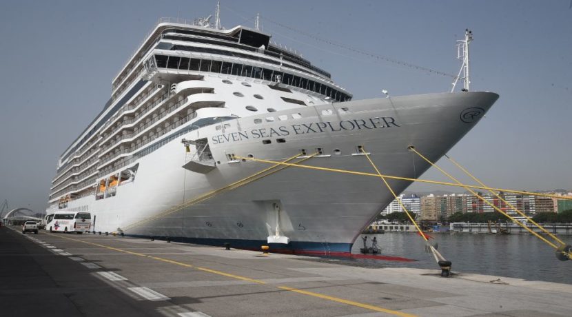World's most luxurious ship Seven Seas Explorer arrives in Tenerife