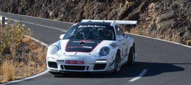 Eduardo Dominguez with his Ford Fiesta R5, wins Tenerife Island Rally 2016