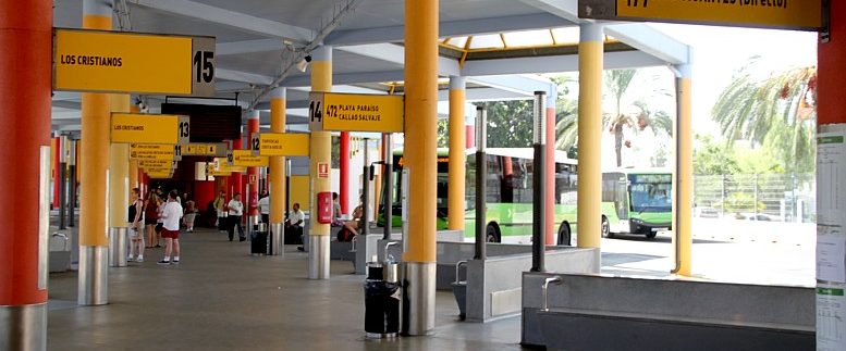 Free high-speed WiFi connection 50 megas is available in the bus stations of Costa Adeje, Santa Cruz de Tenerife, La Laguna and Puerto de la Cruz