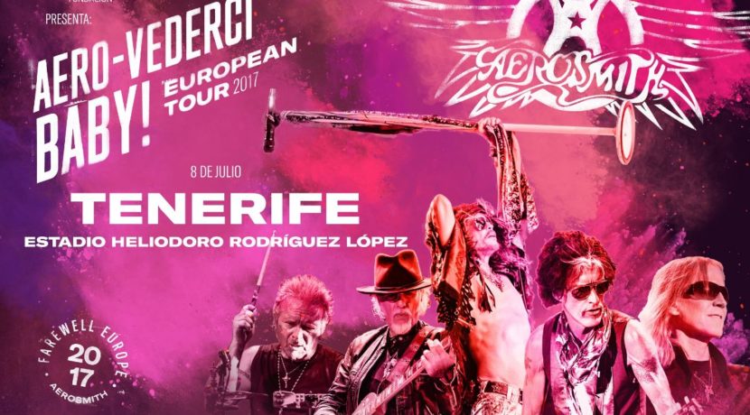 Aerosmith farewell tour 2017 tickets - Tenerife #AeroVederci Baby!