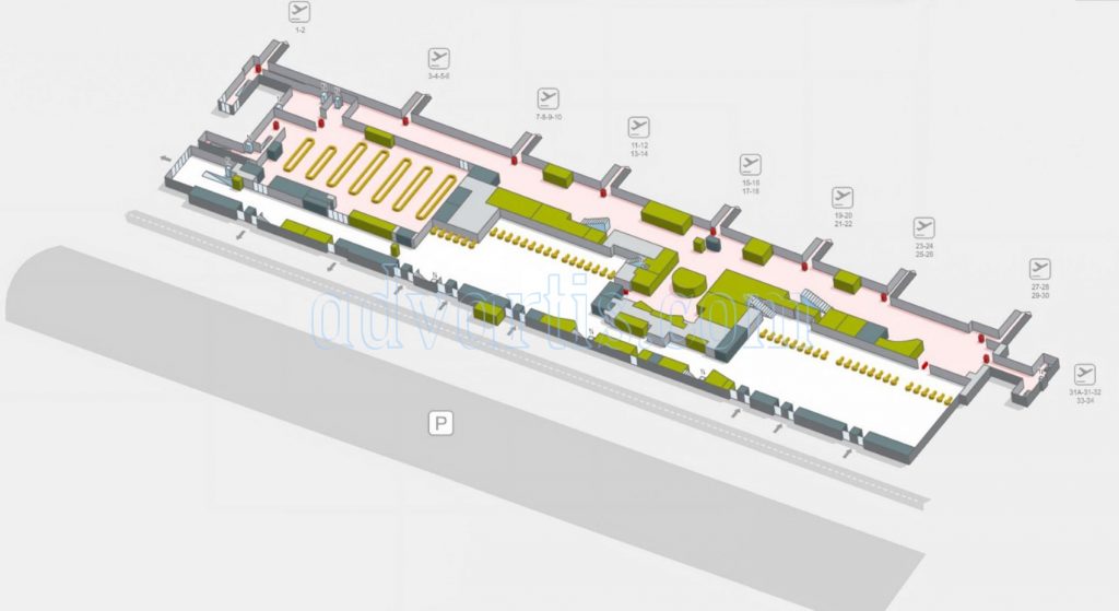 Tenerife south airport Tenerife south airport map