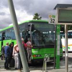 Tenerife bus in Tenerife South airport