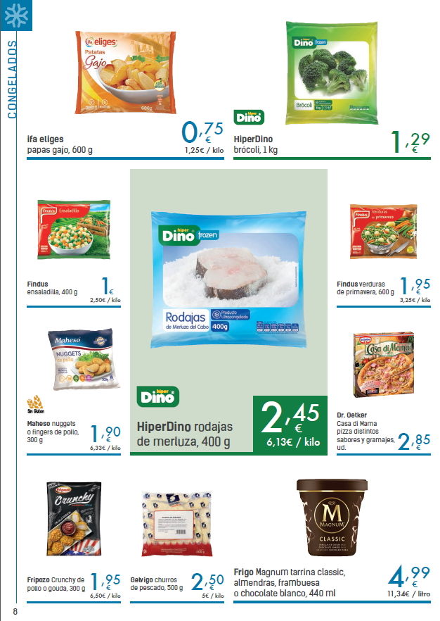 Tenerife prices food drink - HiperDino 23 february - 8 march 2018