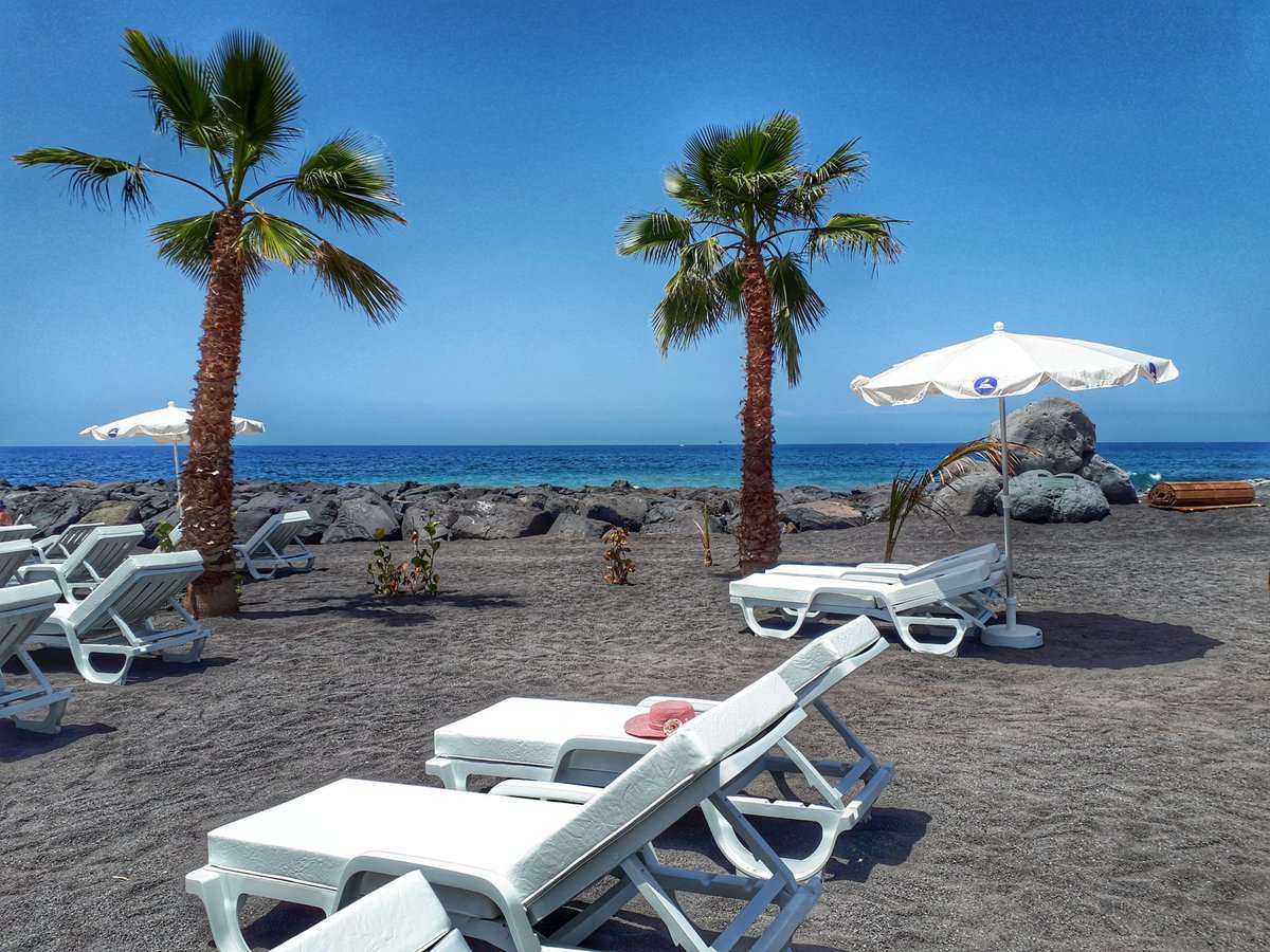 El Beril beach reopened in Costa Adeje Tenerife April 23 2018