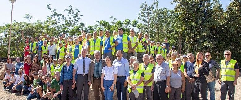 Adeje Tenerife starts with Robert F. Kennedy sowing Productive Forest
