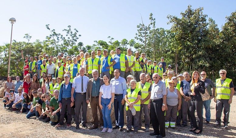 Adeje Tenerife starts with Robert F. Kennedy sowing Productive Forest